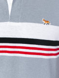 条纹polo衫