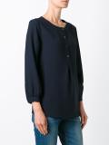 button placket blouse