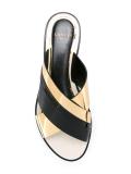 crisscross strap sandals