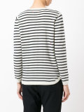 striped heart jumper