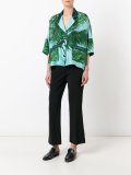 plants print shirt 