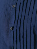 pleated bib shirt