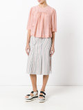 striped skirt