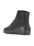textured hi-top sneakers