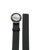 logo plaque belt 