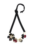 geometric petal necklace