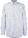 plaid button-down shirt