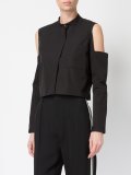 cut-out shoulder shirt