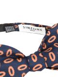 oval print bow tie