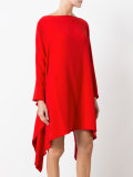 draped oversized dress