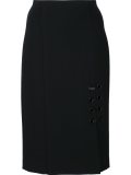 lace up detail skirt