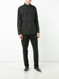 slim fit chest pocket shirt