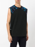 destroyed back sleeveless T-shirt