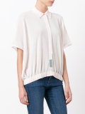 elasticated hem blouse 