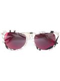 Swallow Swarm print sunglasses 