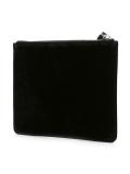 velvet 'Lee' clutch
