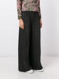 high-rise wide-legged trousers
