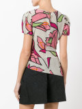 floral print T-shirt 