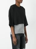 cropped sweatshirt