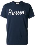 'parisien' print T-shirt