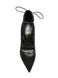 Paris lace-up pumps