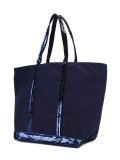 sequin embellished tote 