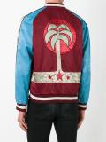 colour block bomber jacket