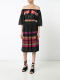 embroidered midi skirt 