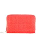 embossed logo wallet