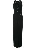 eyelet slit dress