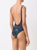 abstract print swimsuit