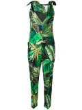 jungle print jumpsuit 