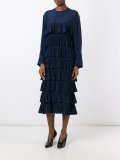 tiered ruffled dress