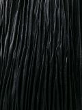 pleated A-line skirt