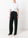 knot hem cropped T-shirt 
