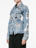 Fashion Tour补丁牛仔夹克