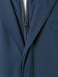 turtleneck effect zipped jacket