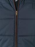 zipped padded vest