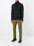 houndstooth pattern trousers 