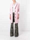 floral flared trousers