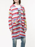 crochet hooded cardigan