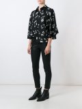 music note printed shirt