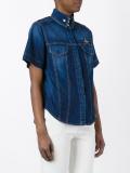 shortsleeved denim shirt