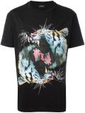 tiger print T-shirt