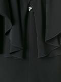 open ruffled back dress