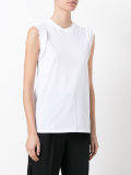 sleeve perforated detail blouse