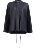 cropped rain jacket
