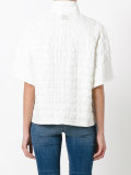 short sleeve quilted jacket