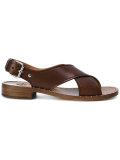 crossed straps sandals 