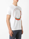 circle print T-shirt